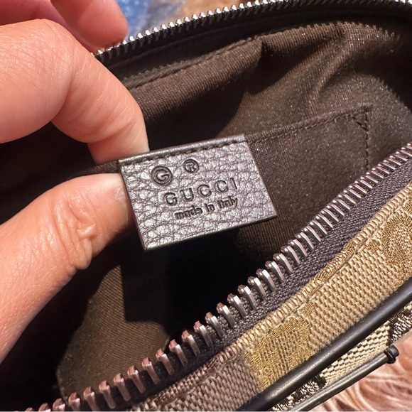 BNWT Gucci Tan and Brown Monogram Waist Bag - Picture 13 of 16